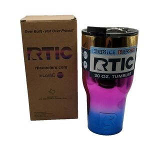 RTIC 30oz Flame Tumbler Keeps Ice 24 Hours Keeps Hot‎ 6 Hours Purple